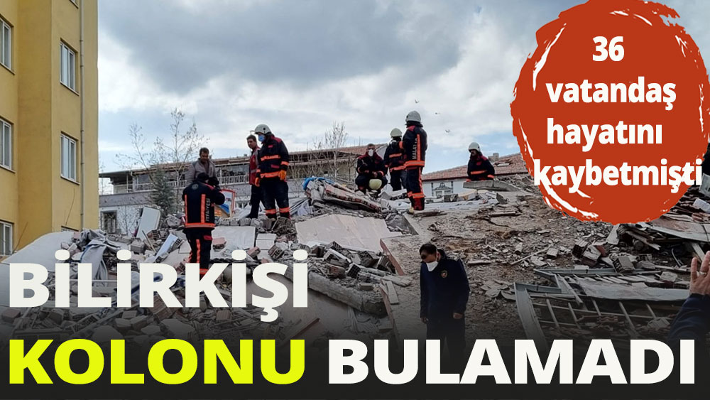 Bilirkişi kolonu bulamadı