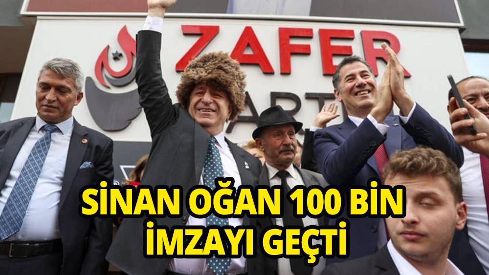 Sinan Oğan resmen 4'ncü Cumhurbaşkanı Adayı oldu.