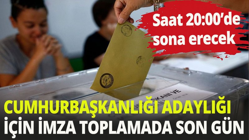 100 bin imza için son gün