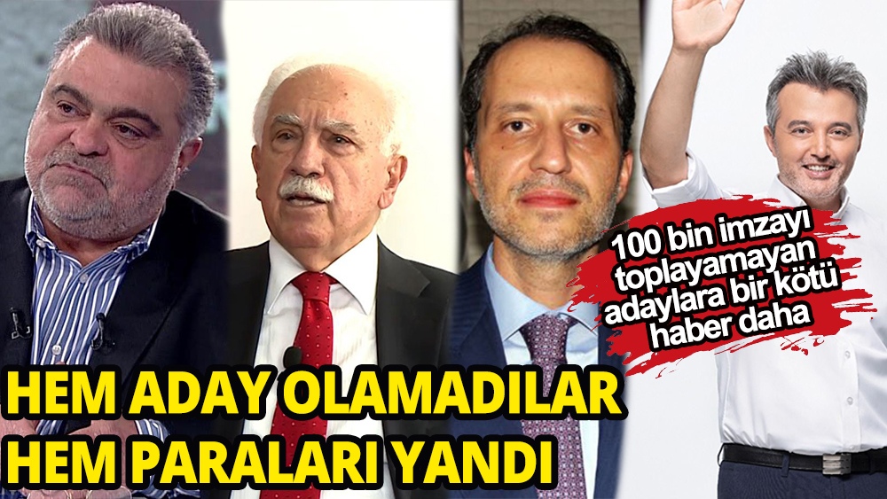 100 bin imza toplayamayan Cumhurbaşkanı Adaylarına bir kötü haber daha