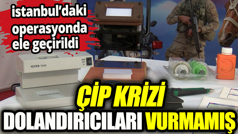 Cip krizi, dolandırıcıları vurmamış