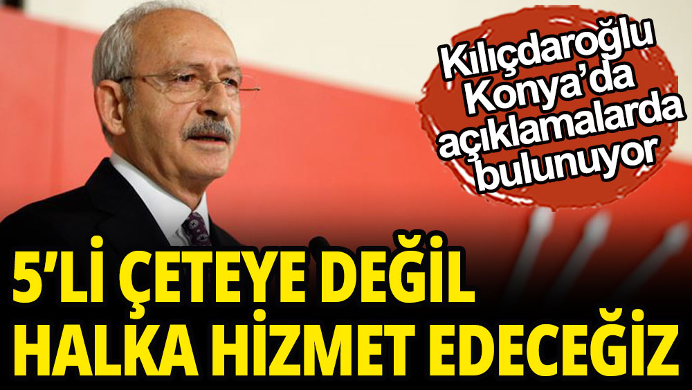 Kılıçdaroğlu ''Millet Buluşması'' programında konuştu