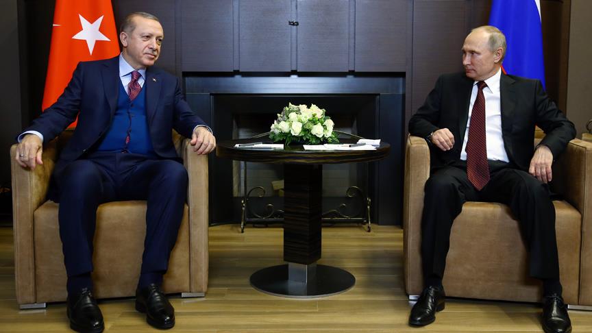 Erdoğan ile Putin bir araya geldi