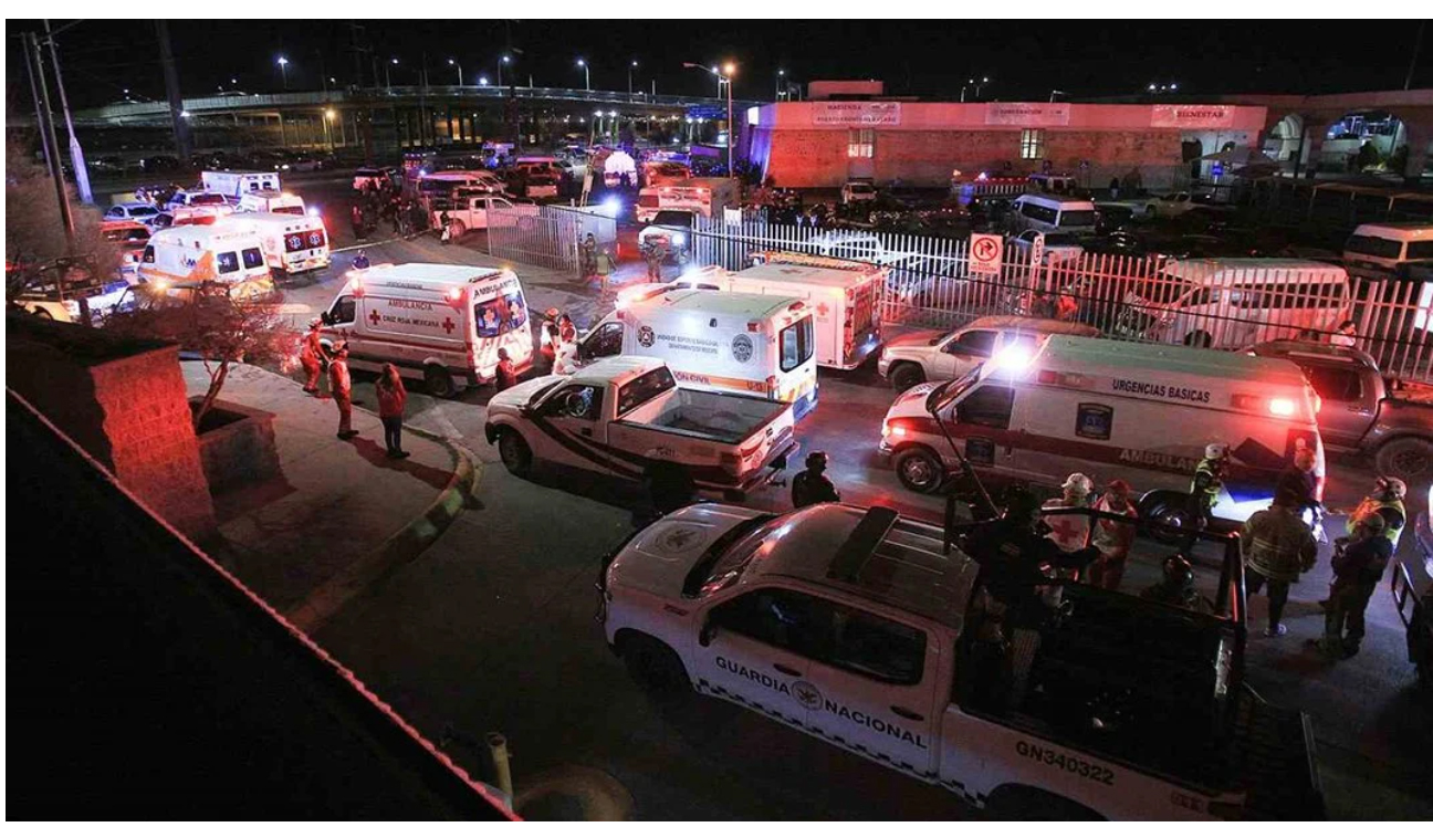 Göçmen merkezinde yangın: 39 ölü