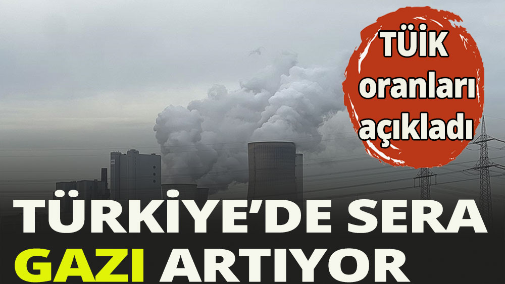 Türkiye'de sera gazı artıyor