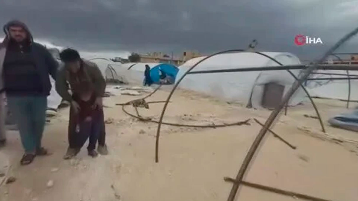 Suriye'de fırtına faciası: 4 ölü