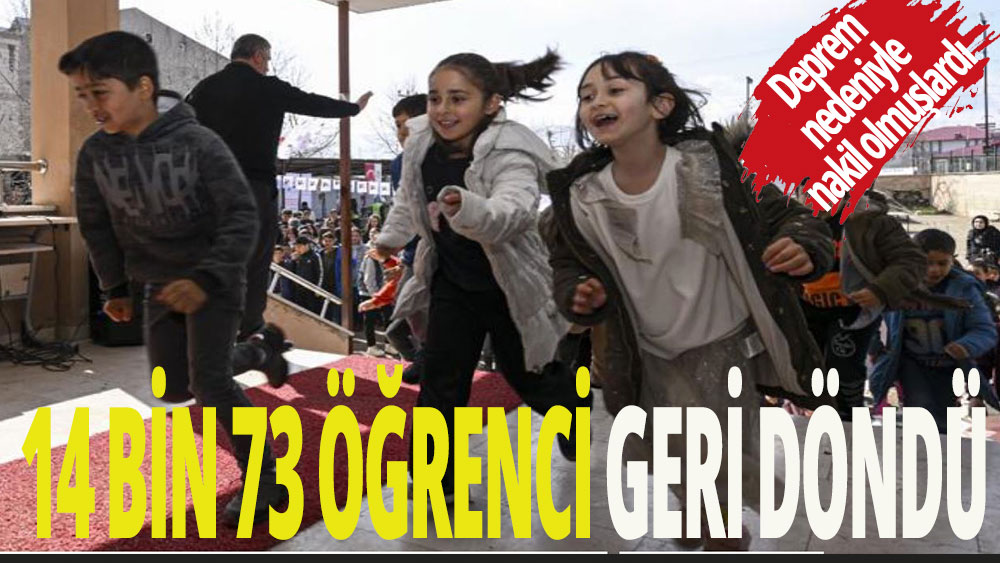 Nakil olan 14 bin 73 öğrenci kendi illerine geri döndü