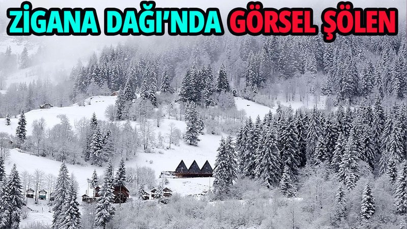 Zigana Dağı'nda görsel şölen
