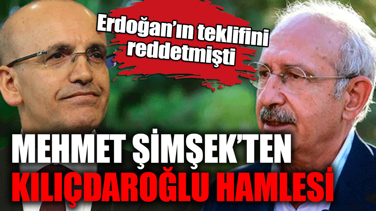 AKP'nin teklifini reddetmişti: Mehmet Şimşek'ten Kılıçdaroğlu hamlesi
