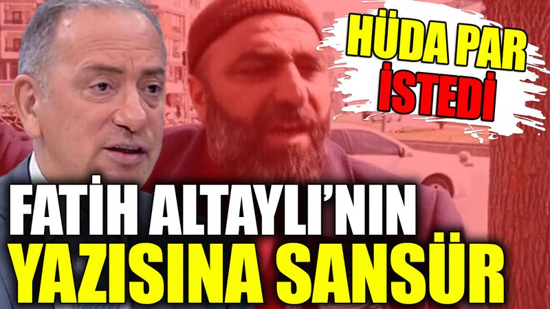 HÜDA PAR istedi, Fatih Altaylı'ya erişim engeli geldi