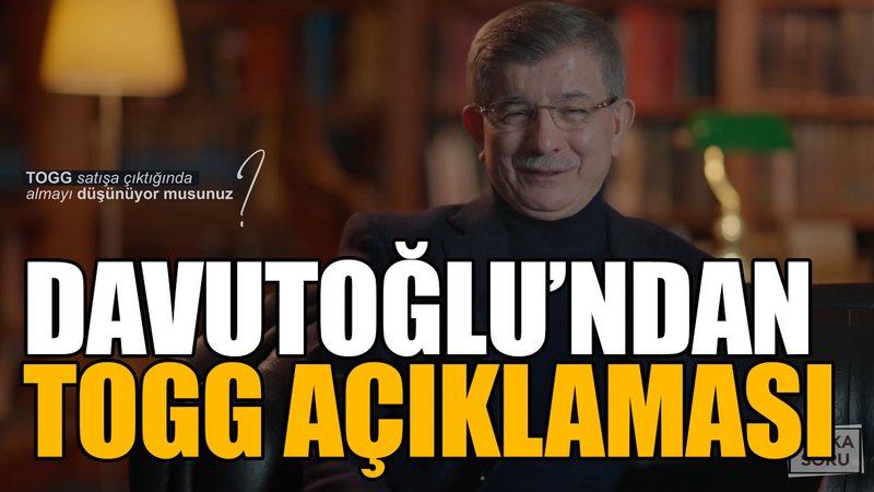 Davutoğlu'ndan TOGG paylaşımı
