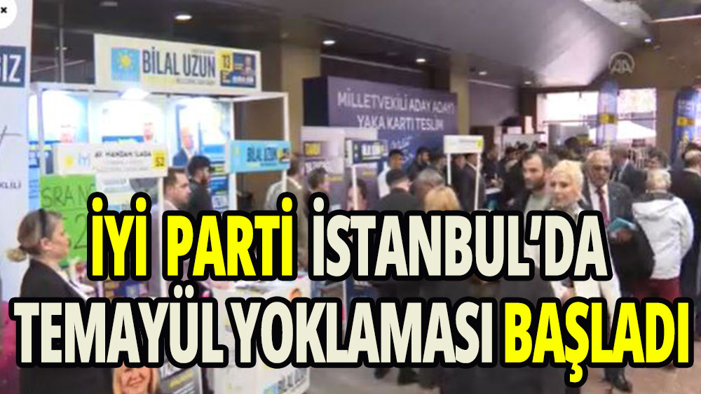 İYİ Parti'nin İstanbul'daki temayül yoklaması başladı