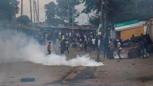 Kenya'da muhalifler hükümete karşı ayaklandı