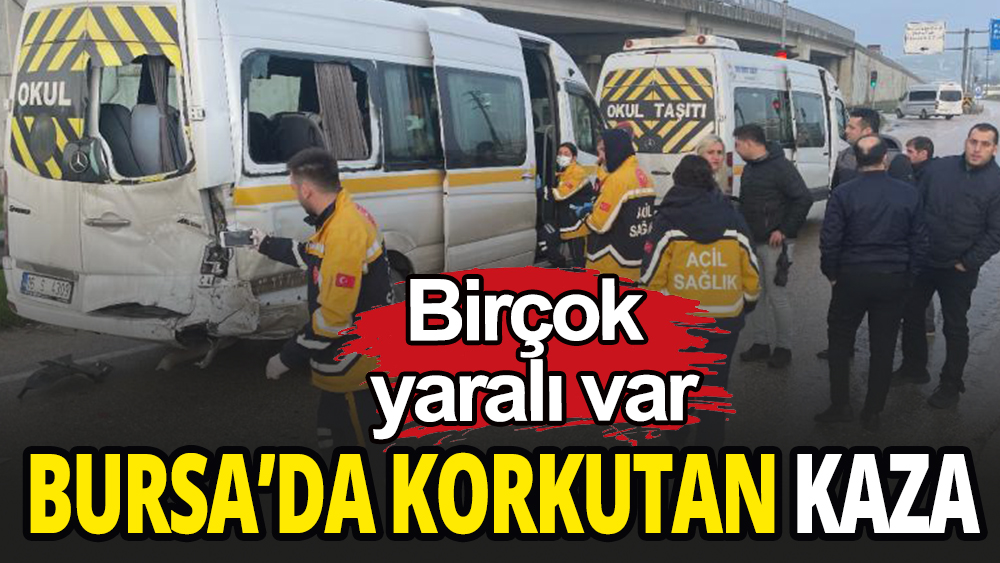 Bursa'da korkutan kaza: Yaralılar var