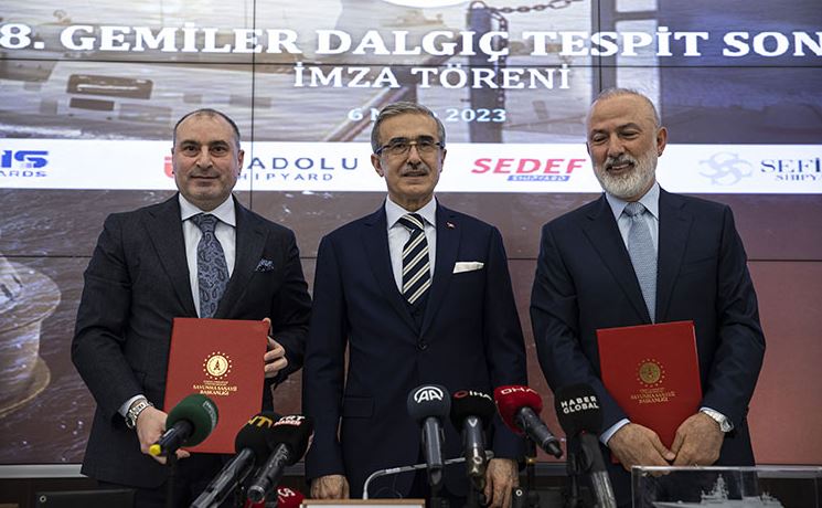 Deniz Kuvvetlerine 3 yeni fırkateyn anlaşması