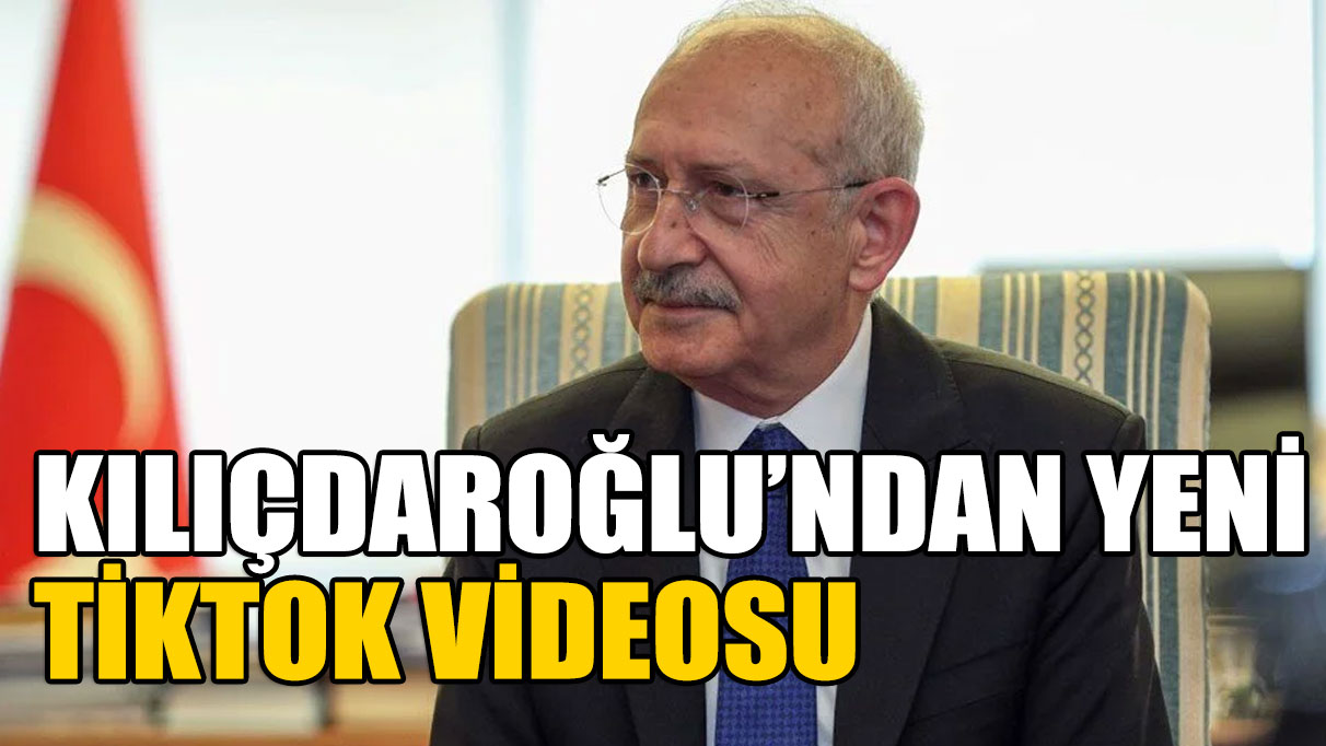 Kılıçdaroğlu'ndan yeni TikTok videosu