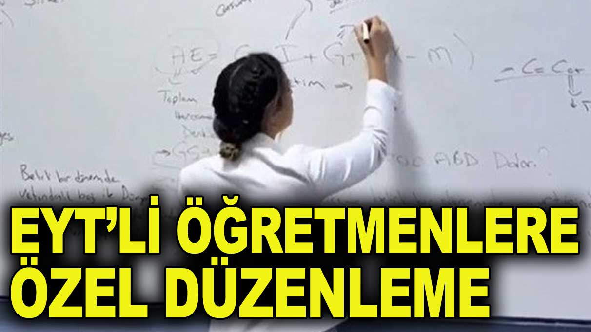 MEB'den EYT’li öğretmenlere sözleşme kolaylığı