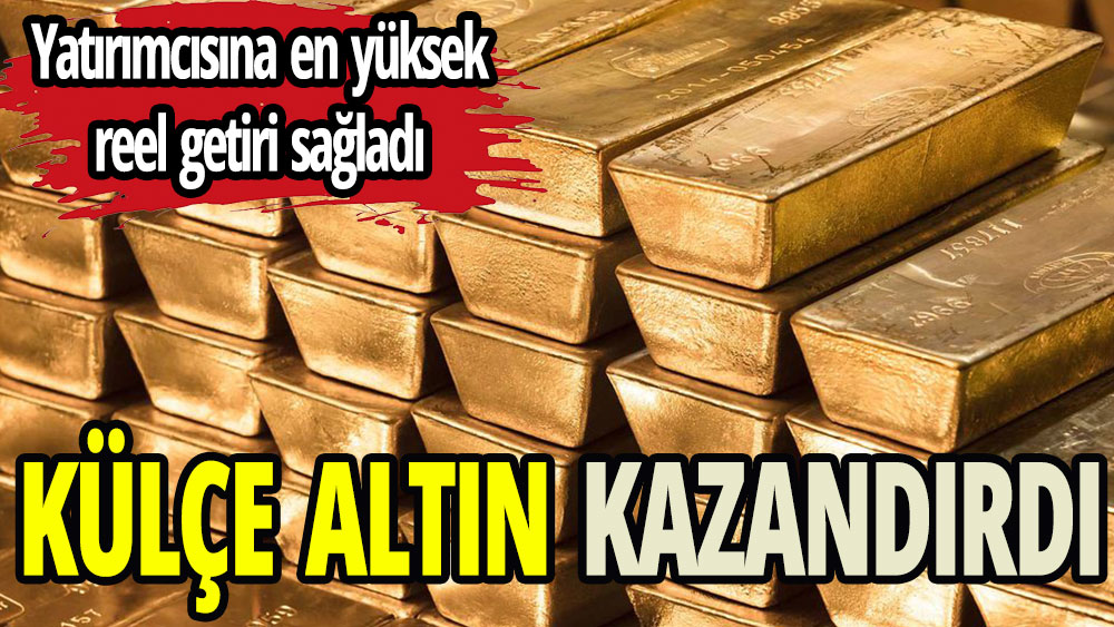 Külçe altın yatırımcısına kazandırdı