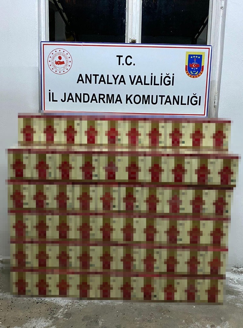 252 kilogram kaçak siyah çay yakalandı