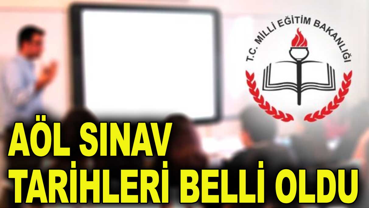 Açık Öğretim Lisesi sınav tarihleri belli oldu