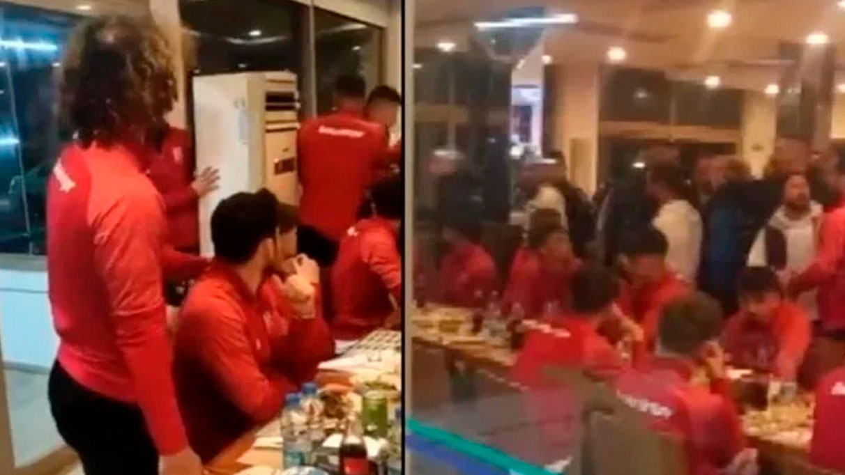 Balıkesirspor taraftarları restoranda kendi oyuncularına saldırdı​​​​​​​