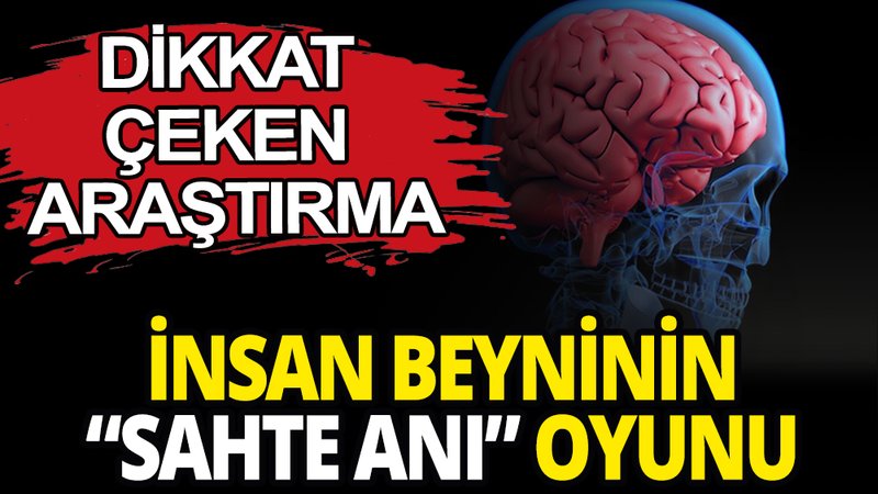 İnsan beyninin yapılan araştırmada "sahte anı" üretildiği ortaya çıktı