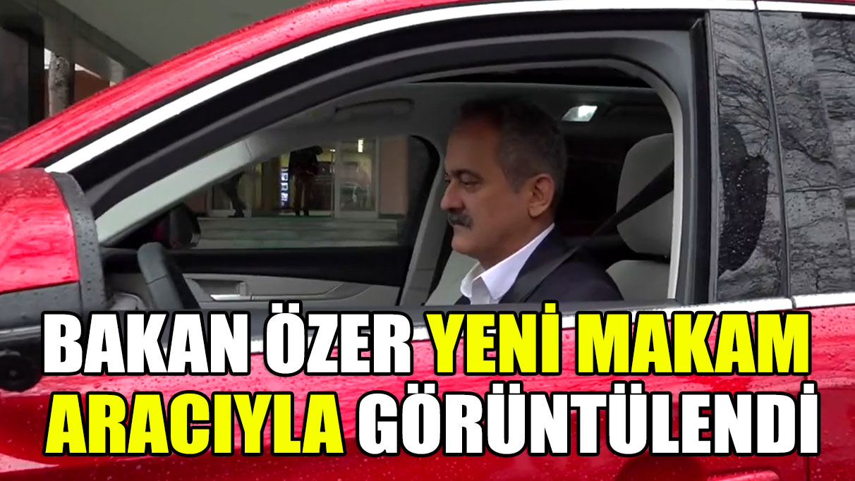 Milli Eğitim Bakanı Mahmut Özer, TOGG ile ilk sürüşünü gerçekleştirdi
