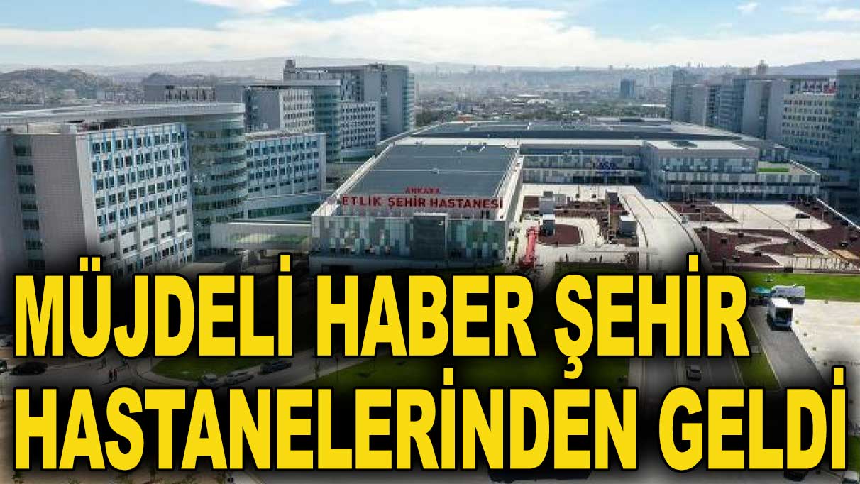 İşsizleri sevindirecek haber şehir hastanelerinden geldi