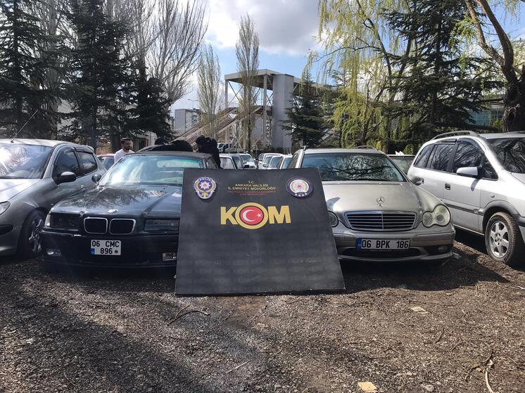 Ankara merkezli 45 ilde 'Kontak' operasyonu: 150 gözaltı, 275 otomobile el konuldu