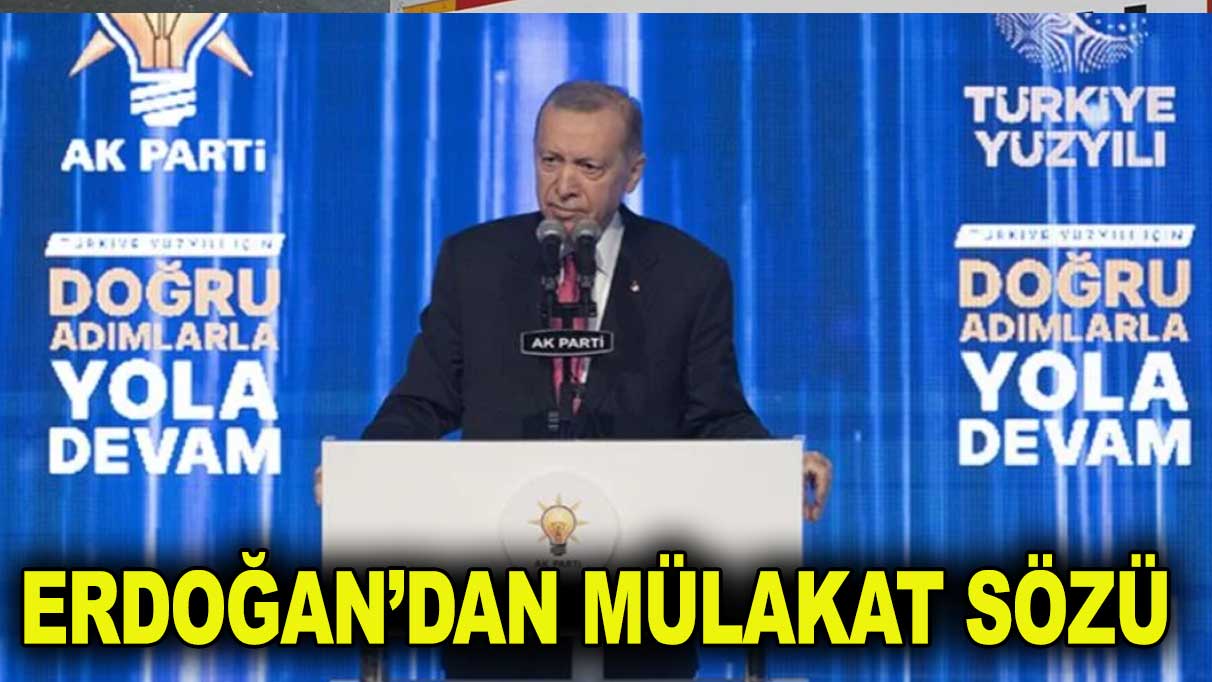 Erdoğan: Kamuda mülakat kaldırılacak