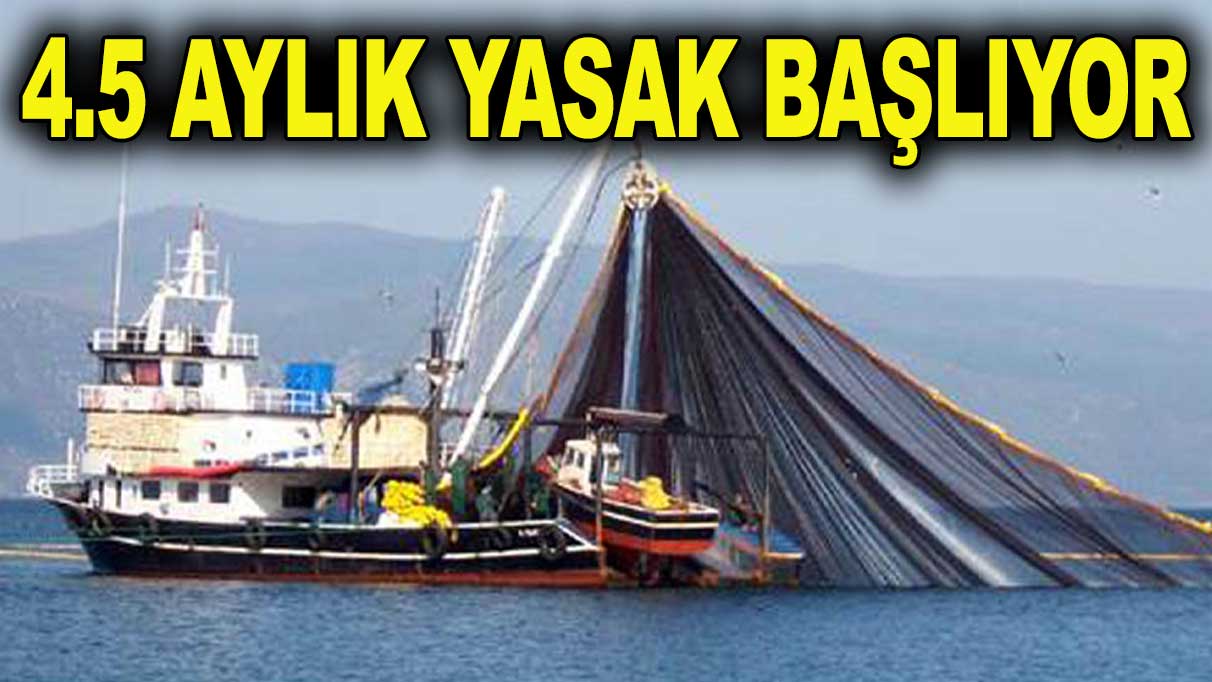 Denizlerde 4.5 ay sürecek av yasağı başlıyor