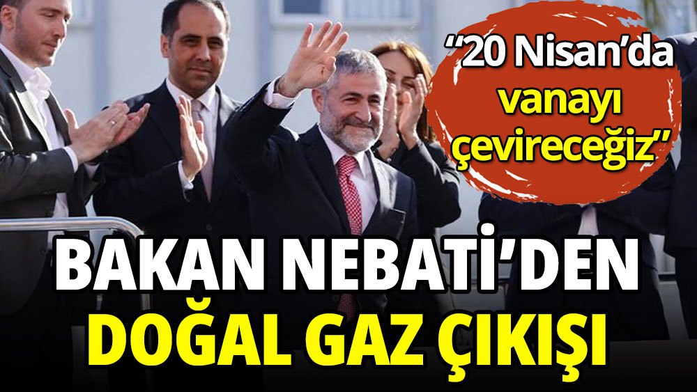 Bakan Nebati'den doğal gaz açıklaması