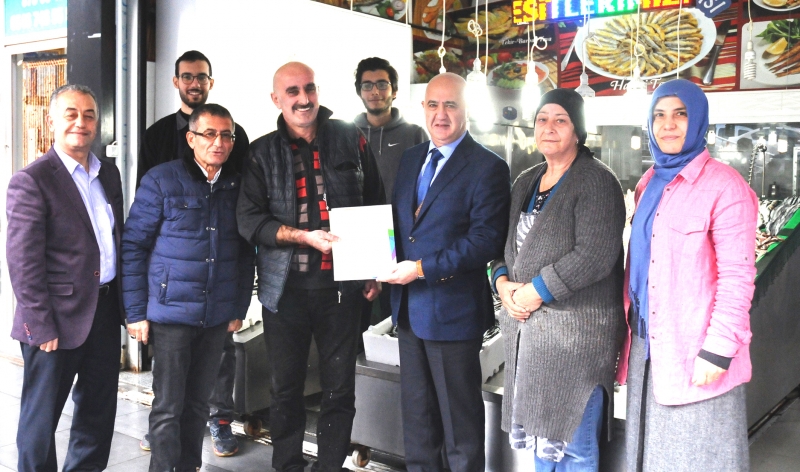 İşletme sahiplerine RUHSAT ZİYARETİ