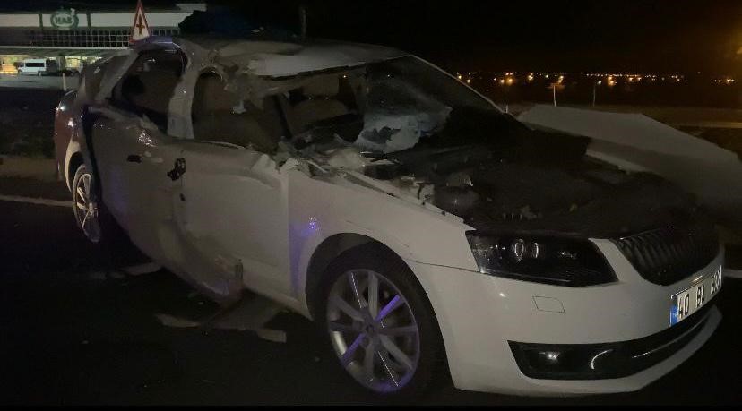 Aksaray'da trafik kazası: 1'i ağır 2 yaralı