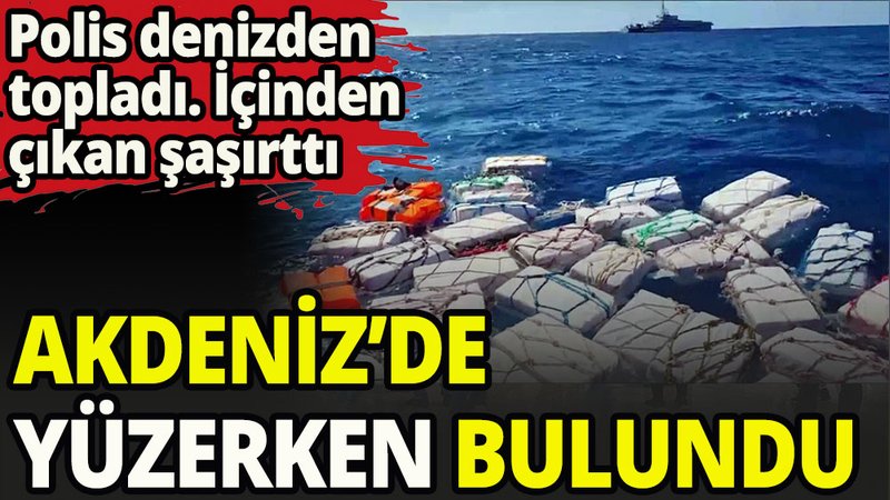 Akdeniz'de yüzerken bulundu