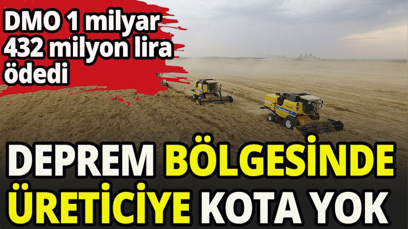 TMO'dan 1 milyar 432 milyon ödeme