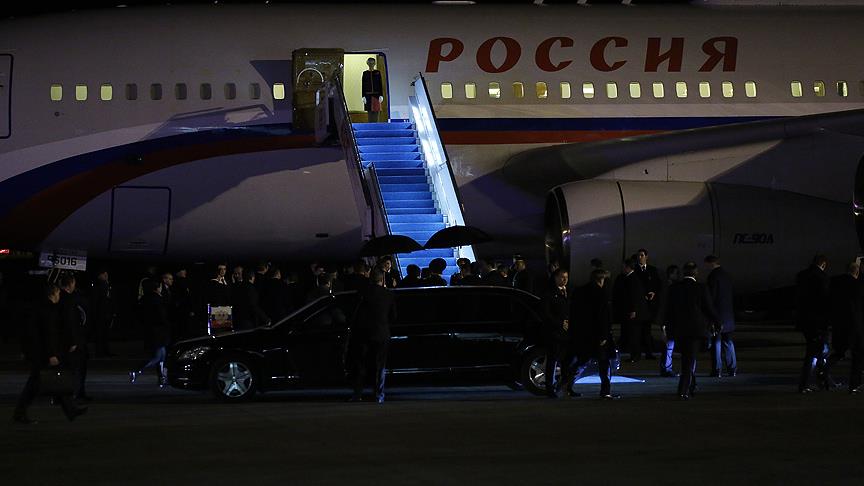 Rusya Devlet Başkanı Putin Ankara'da