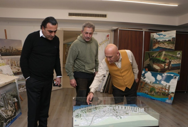 Sanatçı Aslantuğ Öz’e konuk oldu