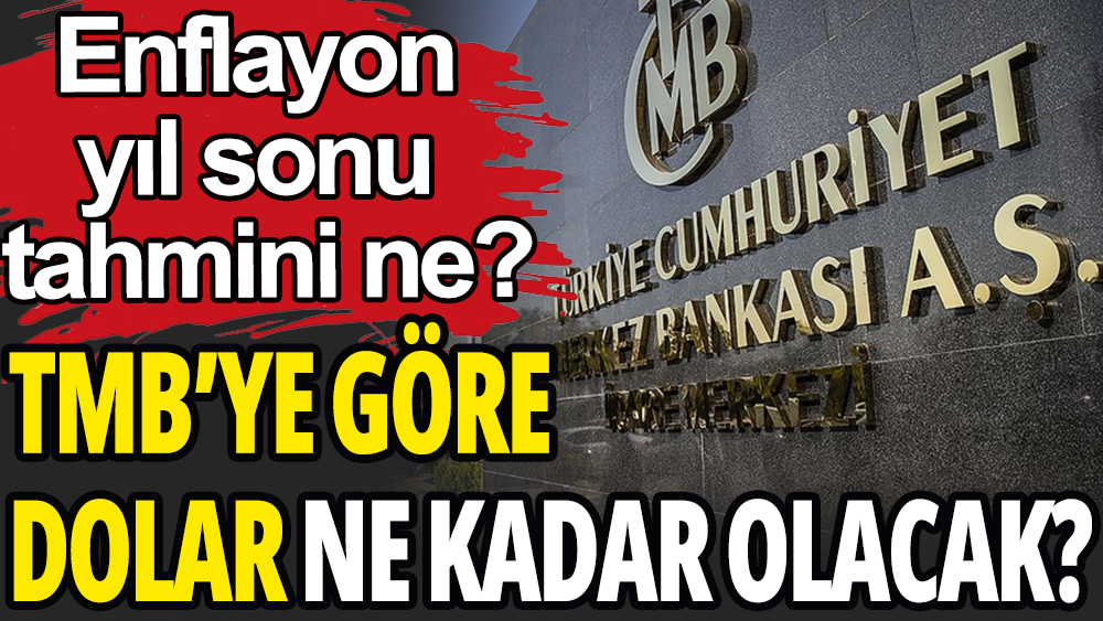 Merkez Bankası'na göre dolar ne kadar olacak?