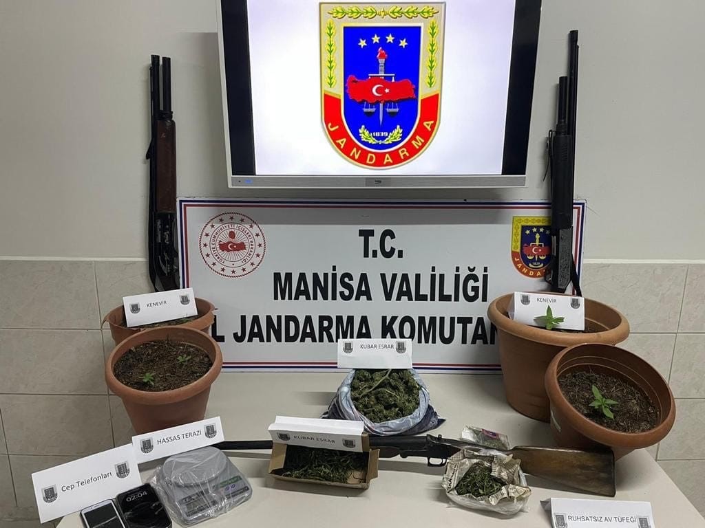 Manisa'da uyuşturucu operasyonu