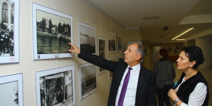 Kartal’ın eski fotoğrafları fuaye alanında sergileniyor
