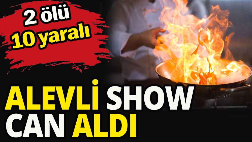 Ölümlü show: 2 ölü, 10 yaralı