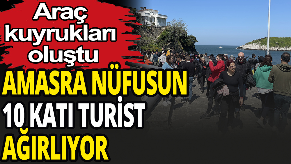 Kilometrelerce araç Amasra için kuyruğa girdi