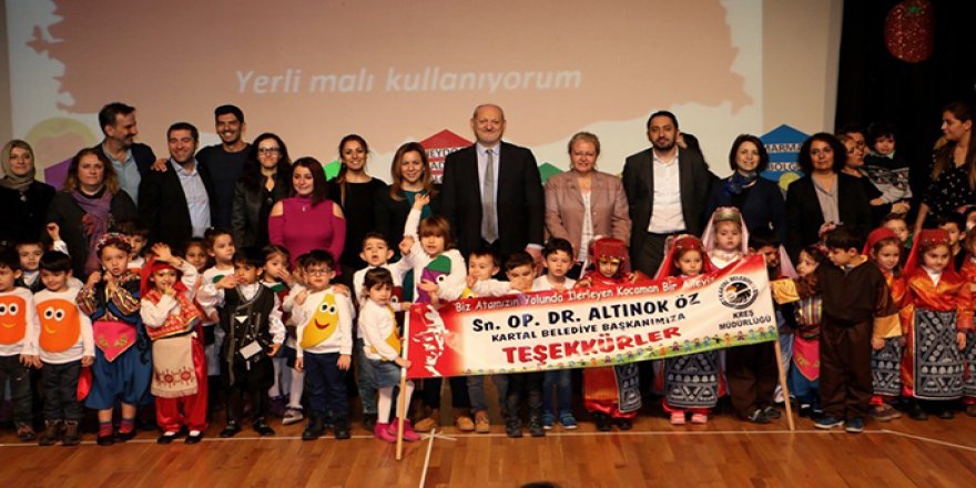 Kartal kreşlerinde ‘Yerli Malı Haftası’ kutlandı