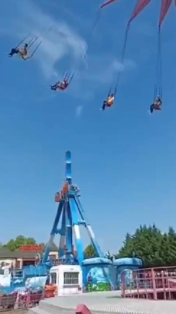 Lunaparkta korku dolu anlar