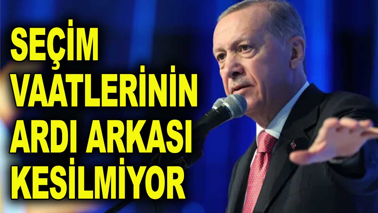 Erdoğan'dan yeni ticari araçlara ÖTV muafiyeti  müjdesi