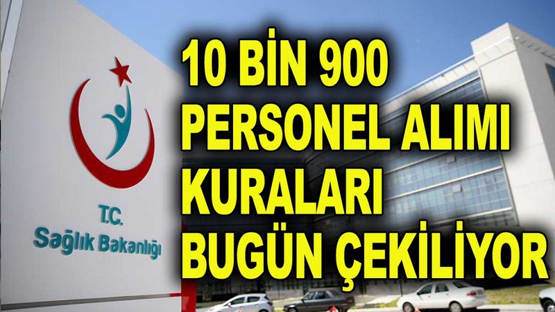 10 bin 900 işçi alımı için kura çekimi bugün yapılıyor