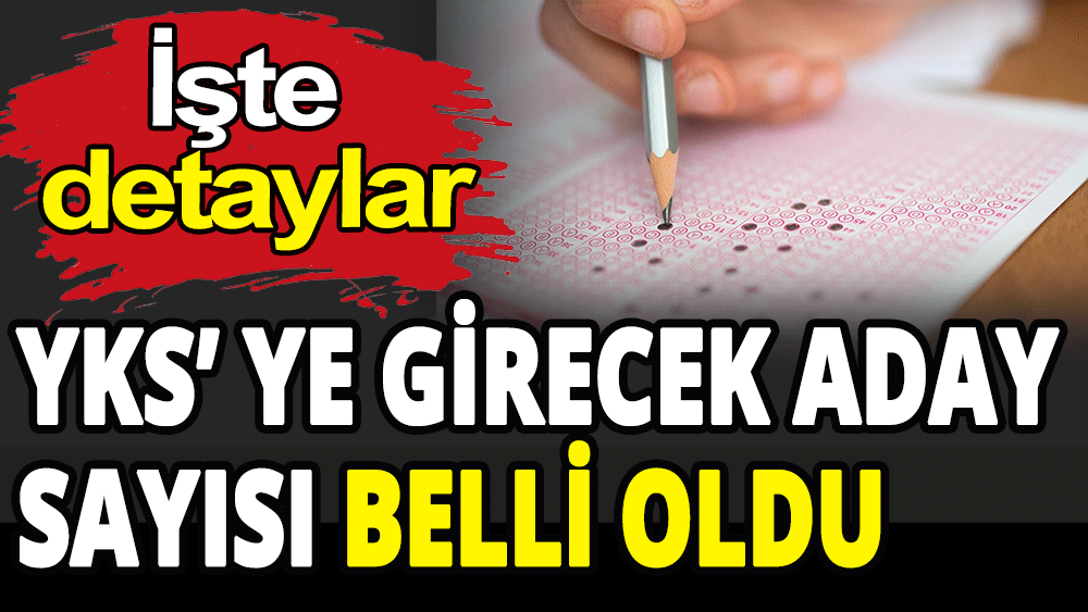 YKS’ye başvuran aday sayısı belli oldu