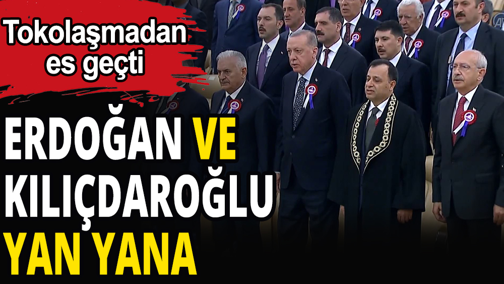 Erdoğan Kılıçdaroğlu'nu protokolde es geçti