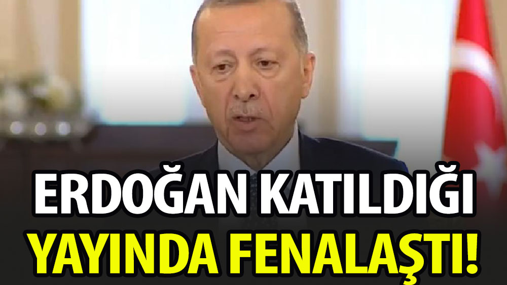 Erdoğan katıldığı canlı yayında fenalaştı!